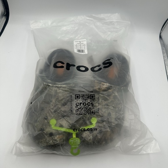 Crocs Realtree APX Classic Clogs Mens 9 Womens 11 Green Camo Lined Slip On Shoes main image 8